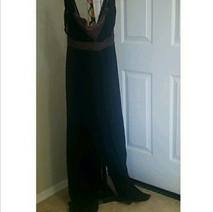 Black and bronze shimmer  jumpsuit NWT medium
